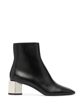 Shop black Off-White metallic-heel ankle boots with Express Delivery - Farfetch