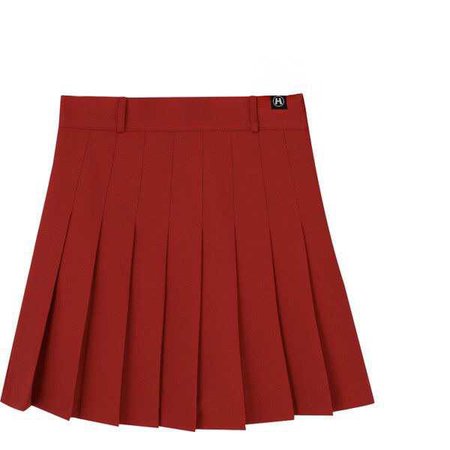 High Waisted Pleated Mini Skirt