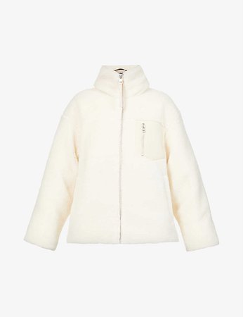 white sherpa jacket - Google Search