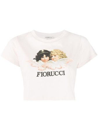 Fiorucci Vintage Angels cropped top