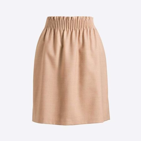 Wool sidewalk skirt