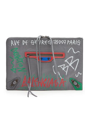 Graffiti Classic Leather Pouch Gr. One Size