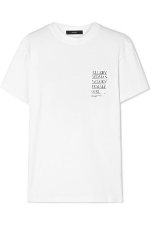 Ellery | Printed cotton-jersey T-shirt | NET-A-PORTER.COM
