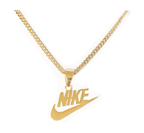 Gold Nike necklace