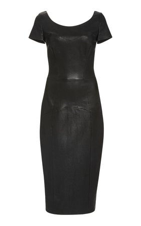 Pleasure Leather Midi Dress by Lena Hoschek | Moda Operandi