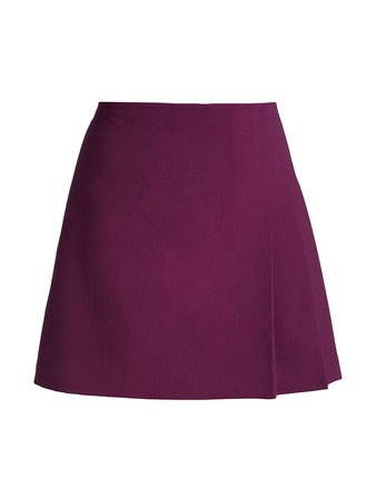 Alice + Olivia Semira Pleated Mini Skirt
