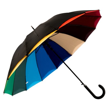 Bright Rainbow - double skin umbrella - Brolliesgalore