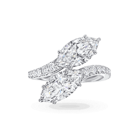 Bridal Couture Marquise Diamond Engagement Ring | Harry Winston