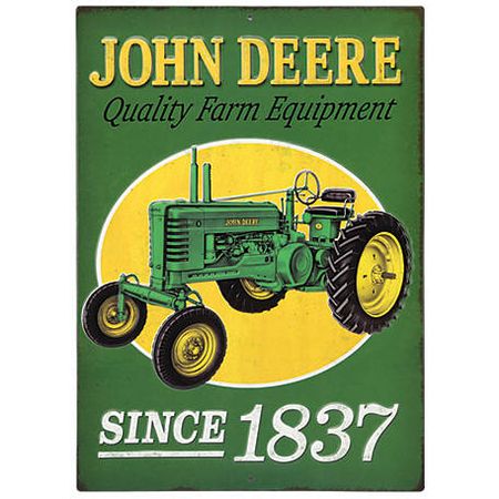 John Deere Tractor Since 1837 Metal Sign at Tractor Supply Co.