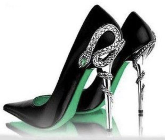 Green snake heels