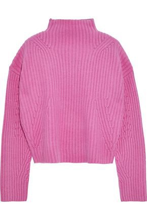 Cropped ribbed cashmere sweater | DIANE VON FURSTENBERG | Sale up to 70% off | THE OUTNET