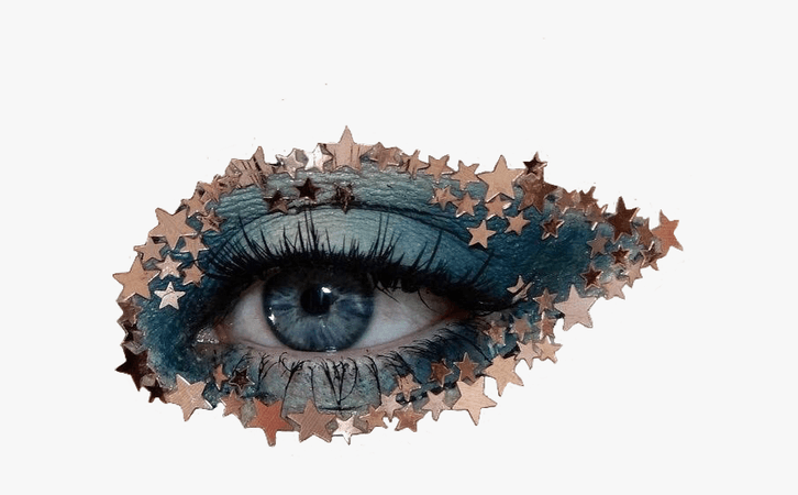 star eye makeup png - Google Search