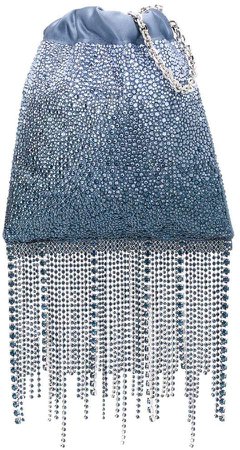 crystal embellished shoulder bag