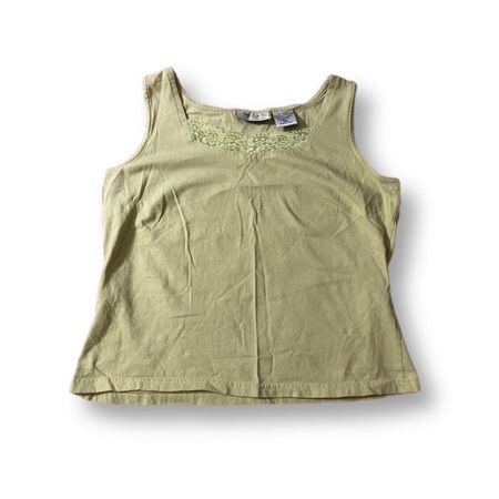 Women's Yellow and Green Vest | Depop