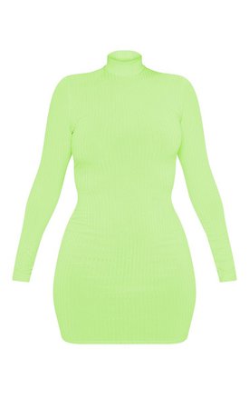 lime green dress