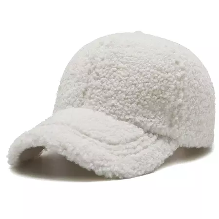 Wool Thickened Warm Baseball Hat