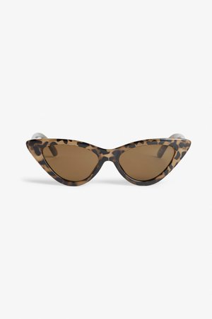 Cat eye sunglasses - Speckled turtle - Sunglasses - Monki SE