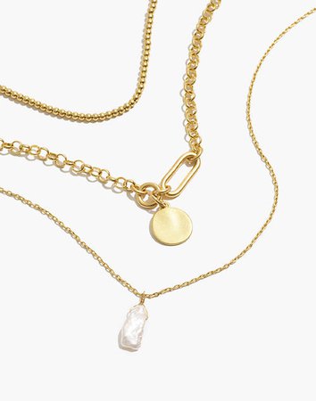 Freshwater Pearl Drop Necklace Set