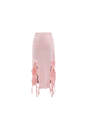 soft pink skirt
