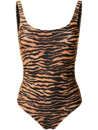 MOSCHINO tiger print swimsuit