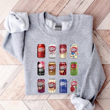 Dr Pepper Cans Sweatshirt and Hoodie - ootheday.
