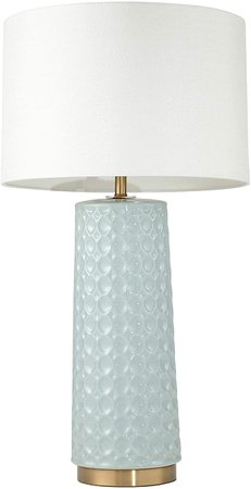Sagebrook Home 50026-01 Ceramic Dimpled Table, Gray, 29" Lamps - - Amazon.com