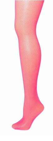 pink fishnet hose stockings tights