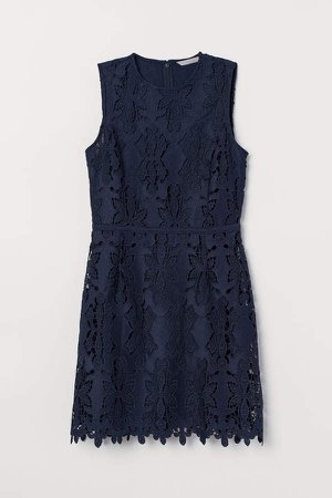 Lace Dress - Blue