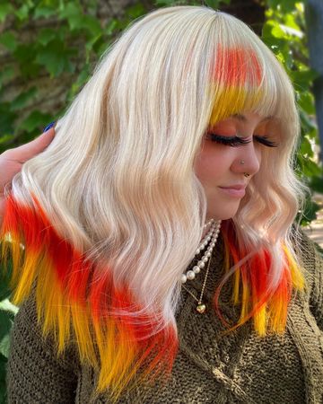🎃candy corn!🎃 The beginning of spooky season! Transformed this @vpfashion_official wig into a chill but v cute Halloween look 👀 Here’s… | Instagram