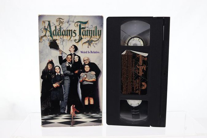 The Addams Family VHS Tape | Etsy