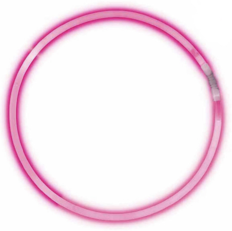Pink glow necklace