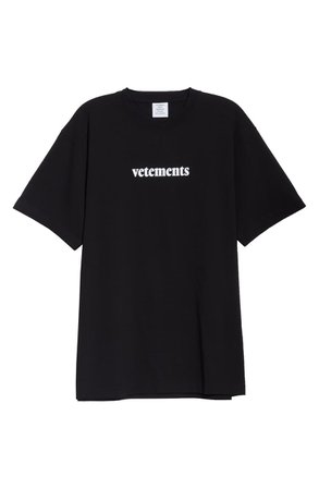 Vetements Logo Shipping Label Graphic Tee | Nordstrom