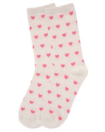 MeMoi Hearts Cashmere Socks