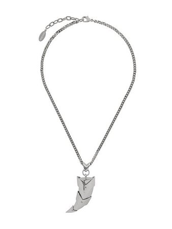 Roberto Cavalli claw pendant necklace