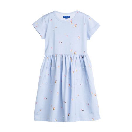 Pippa Jersey Dress, Ice Cream - Kids Girl Clothing Dresses - Maisonette