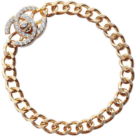 gold Chanel bracelet