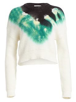 A.L.C. Elinor Tie-Dye Crewneck Sweater