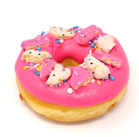 frosted animal cracker donut