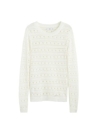 MANGO Crochet cotton  sweater