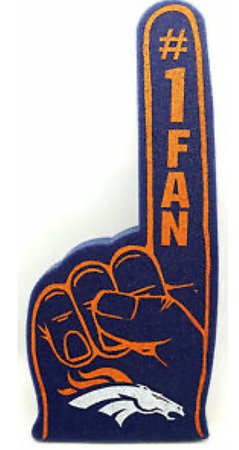 Broncos foam finger