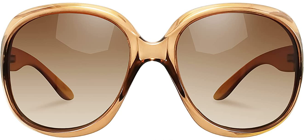 Joopin Oversized Polarized Sunglasses for Women, Ladies Vintage Thick Big Frame Sun Glasses Shades Polarized Lens