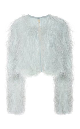 Feather-Trimmed Silk Bomber Jacket By Lapointe | Moda Operandi