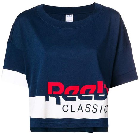 logo colour-block T-shirt