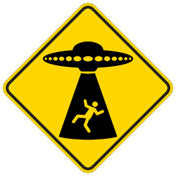 alien abduction sign