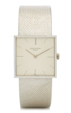 Vintage Patek Philippe 18K White Gold Men's Watch