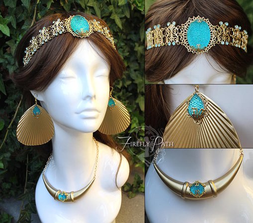 Princess Jasmine Crown and Accessories by Firefly-Path on DeviantArt