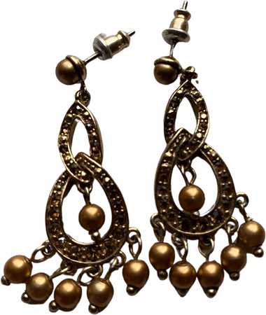 dangly chandelier gypsy Arabian earrings
