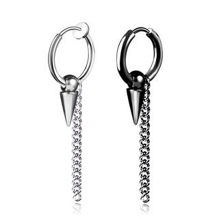 Prushia Stainless Steel Chain Dangle Earring | YesStyle