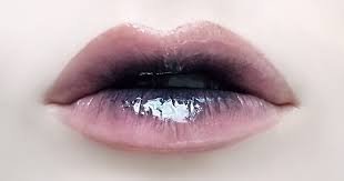 black ombre lips - Google Search