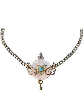Lolita Pastel Clock Collar Necklace